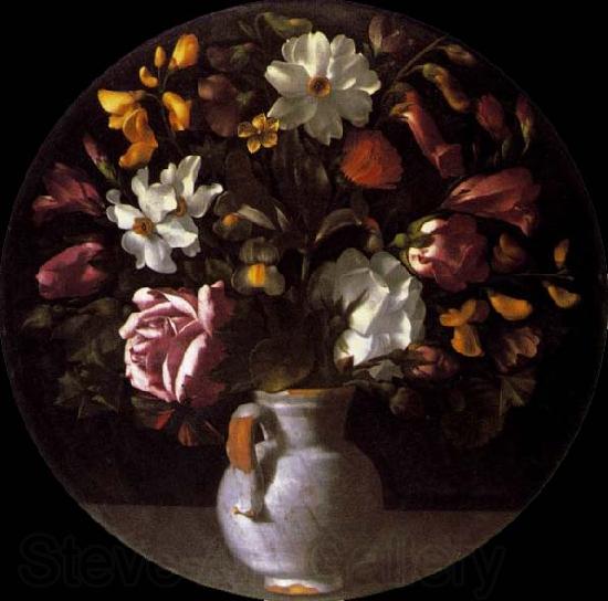 Juan de Flandes Vase of Flowers Spain oil painting art